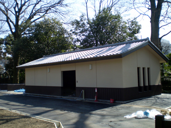 京都御苑管理事務所ゴミ集積庫等新築工事